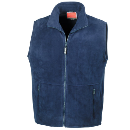 Navy - Front - Result Unisex Adult Polartherm Body Warmer