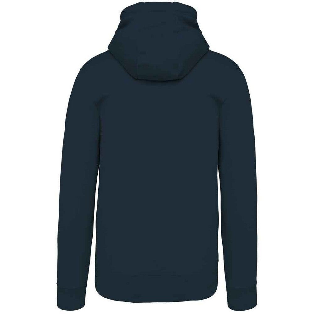 Navy - Back - Kariban Mens Hooded Sweatshirt