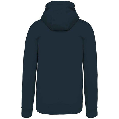 Navy - Back - Kariban Mens Hooded Sweatshirt