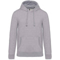 Oxford Grey - Front - Kariban Mens Hooded Sweatshirt