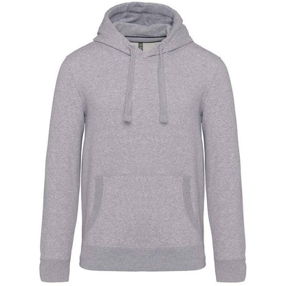 Oxford Grey - Front - Kariban Mens Hooded Sweatshirt