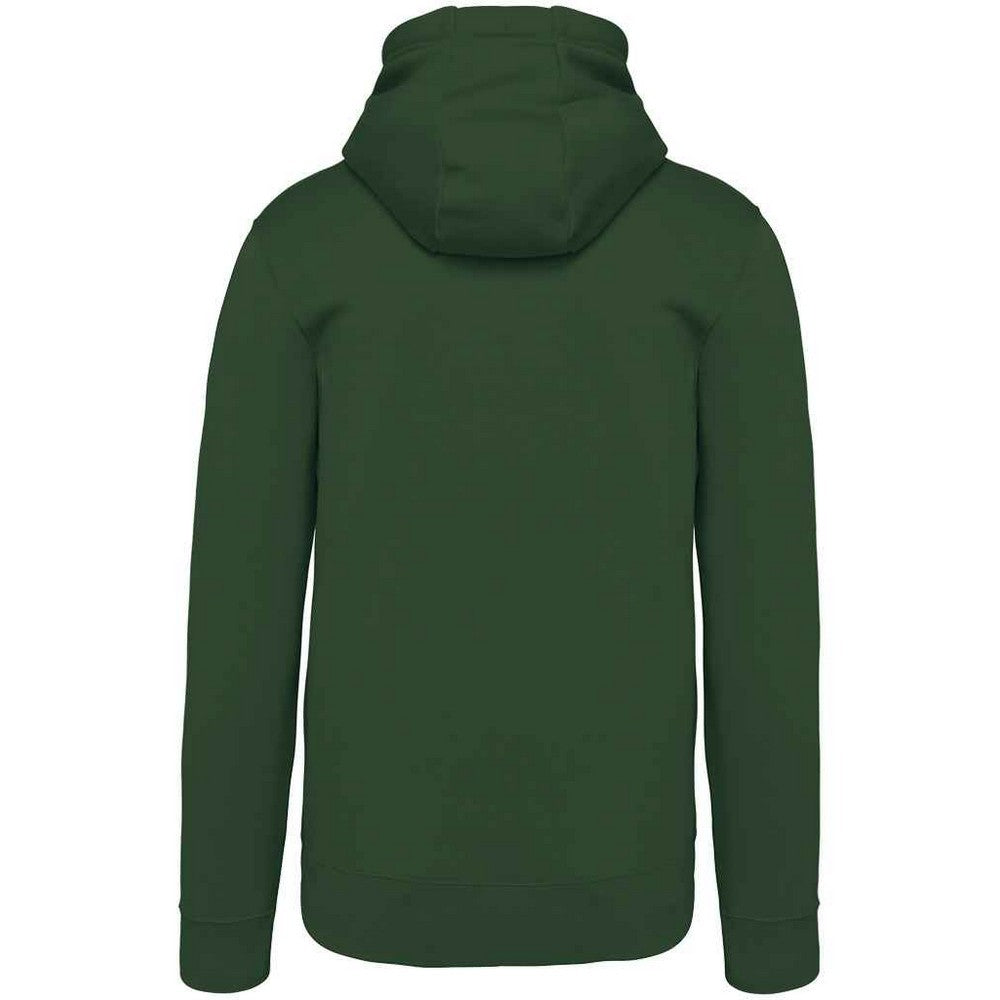 Forest Green - Back - Kariban Mens Hooded Sweatshirt