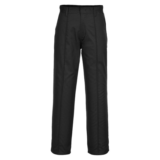 Black - Front - Portwest Mens Preston Trousers