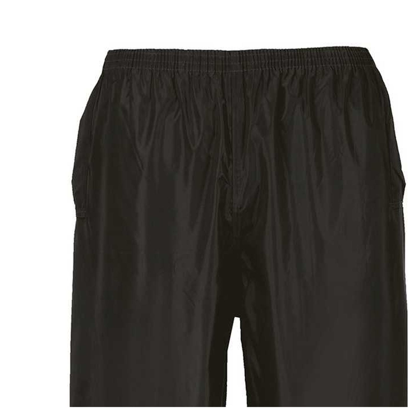 Black - Back - Portwest Mens Classic Waterproof Trousers