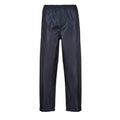 Navy - Front - Portwest Mens Classic Waterproof Trousers