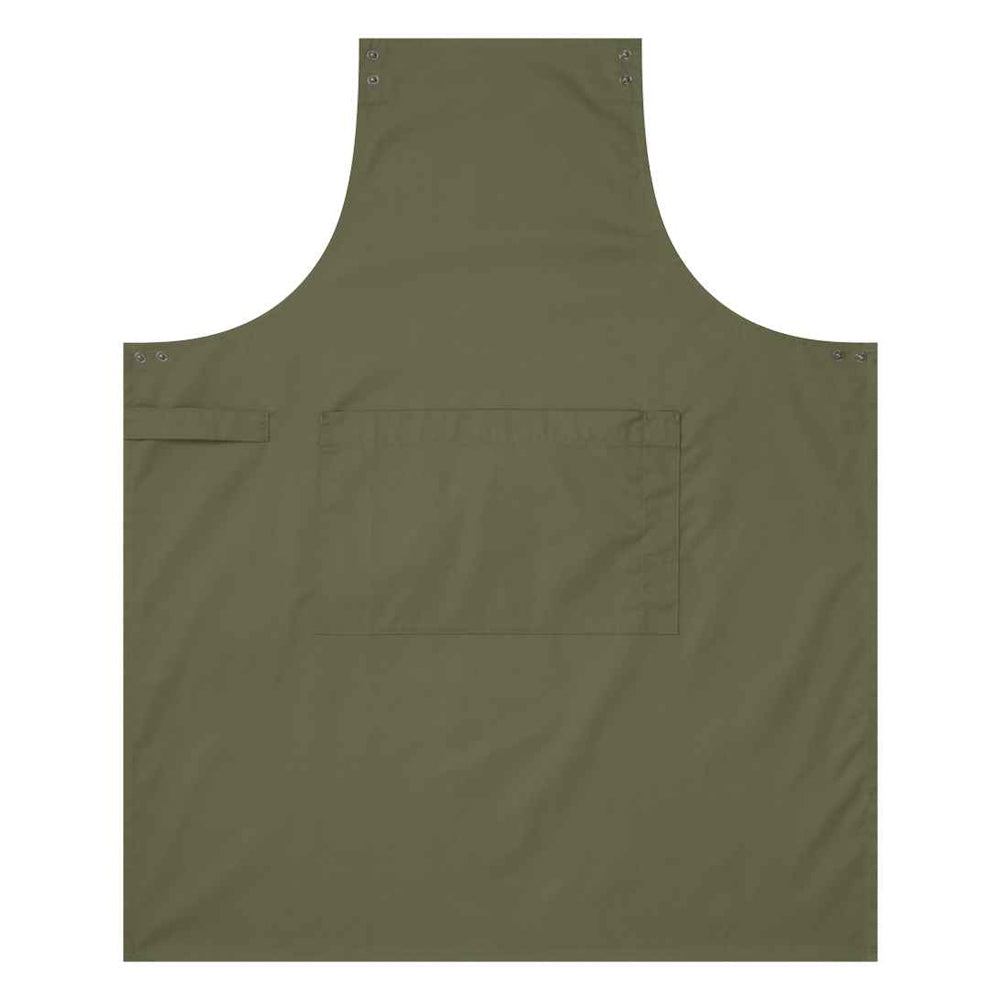 Olive Green - Back - Premier Swap & Pop Customizable Apron Body