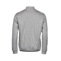 Heather Grey - Back - Tee Jays Mens Full Zip Athletic Jacket