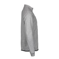 Heather Grey - Side - Tee Jays Mens Full Zip Athletic Jacket