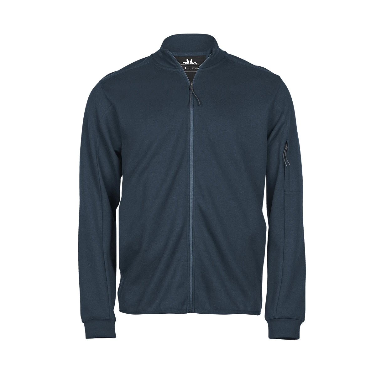 Ink Blue - Front - Tee Jays Mens Full Zip Athletic Jacket