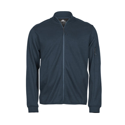 Ink Blue - Front - Tee Jays Mens Full Zip Athletic Jacket