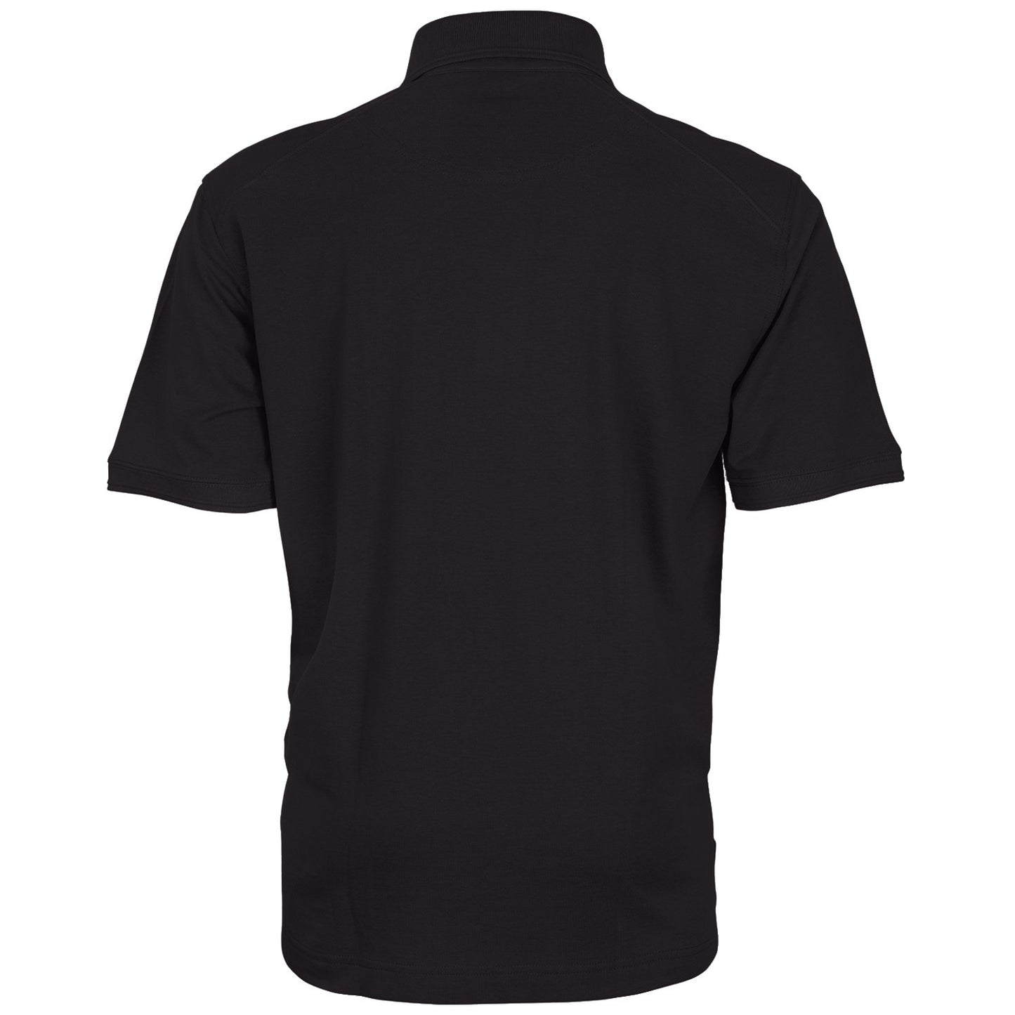 Black - Back - WORK-GUARD By Result Mens Apex Pique Polo Shirt