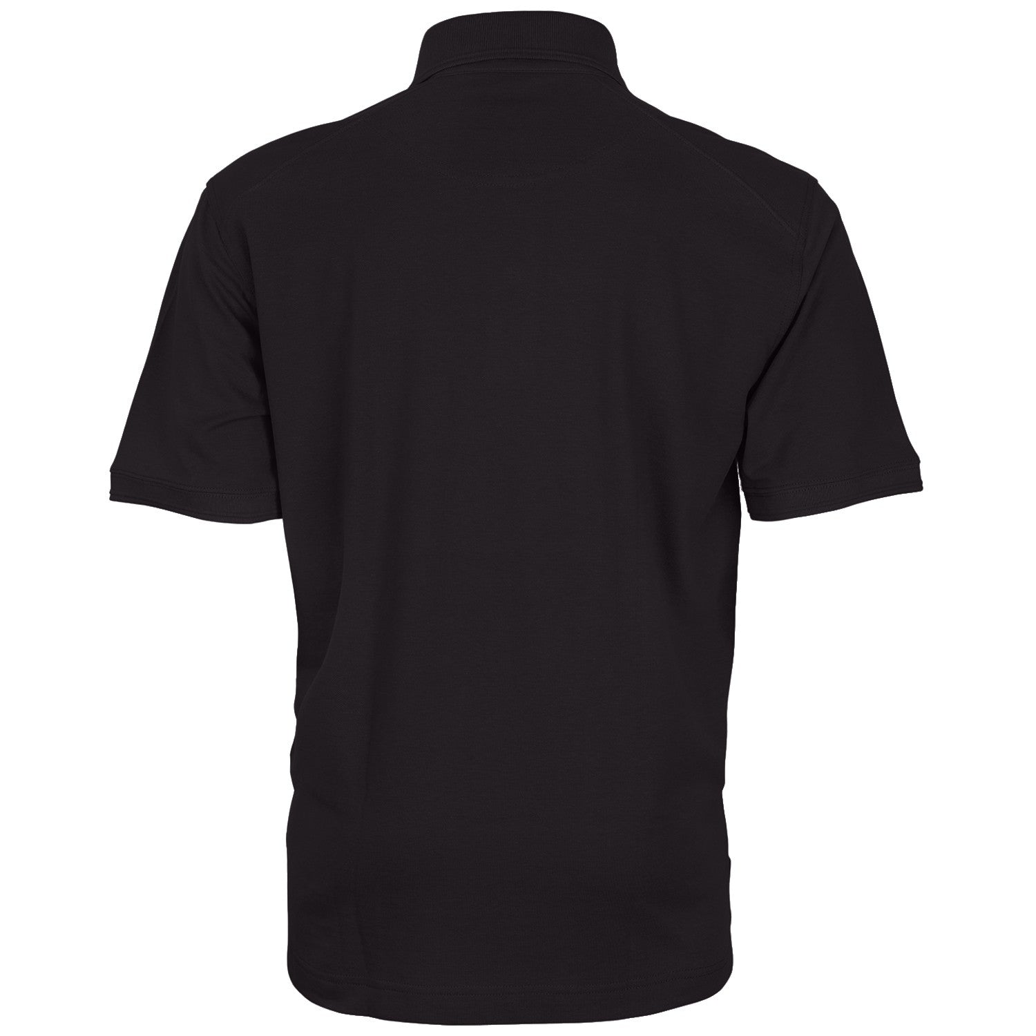 Black - Back - WORK-GUARD By Result Mens Apex Pique Polo Shirt