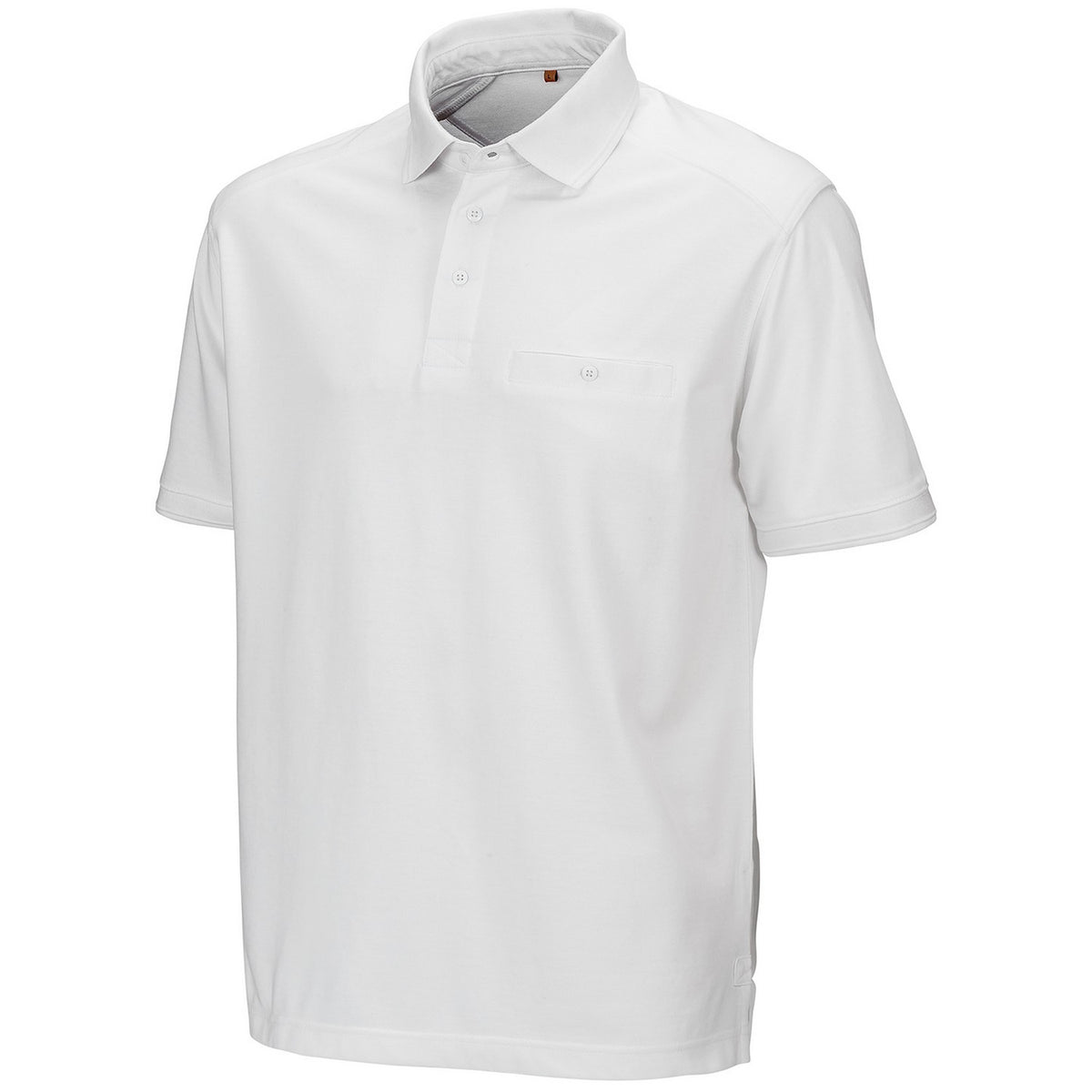 White - Front - WORK-GUARD By Result Mens Apex Pique Polo Shirt