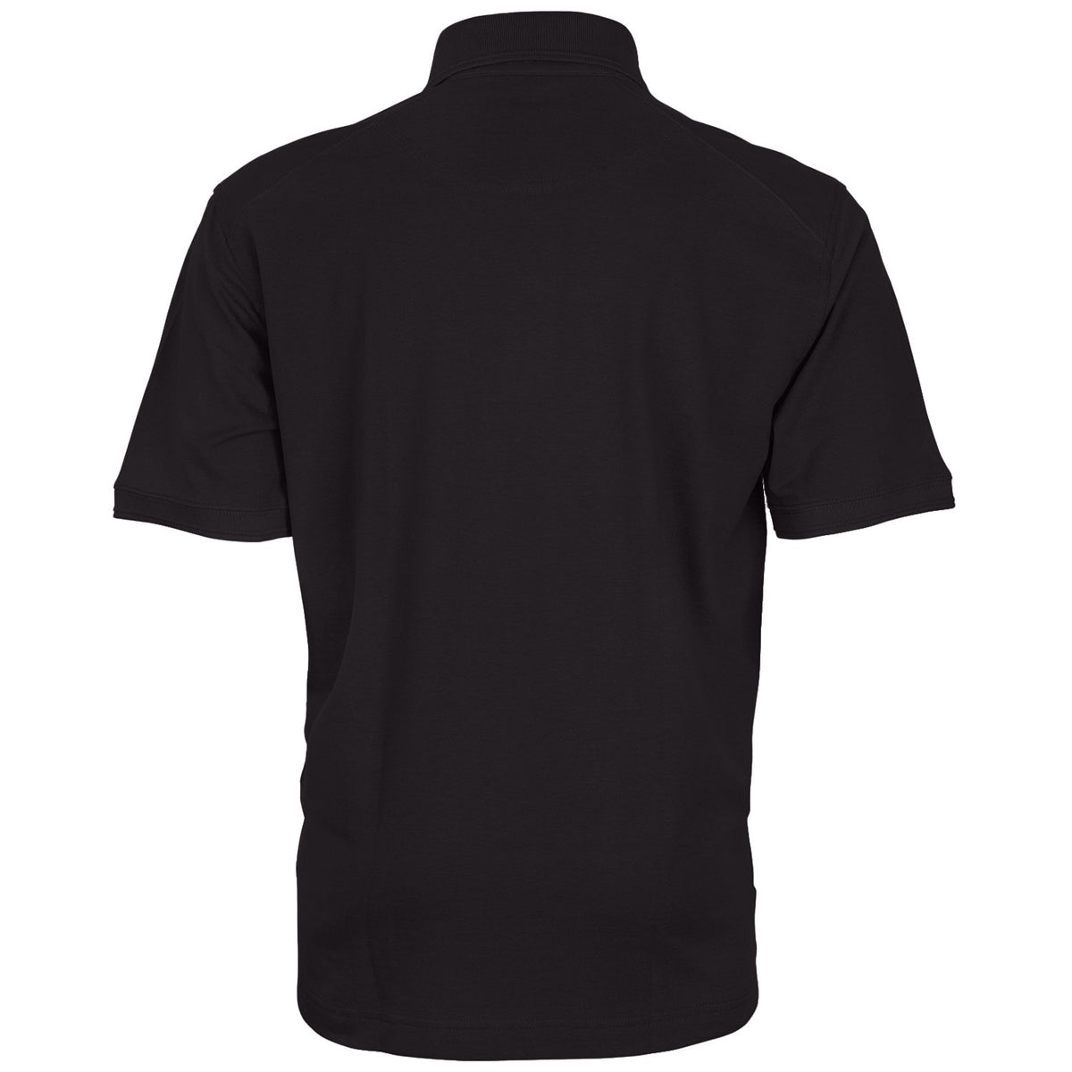 Black - Back - WORK-GUARD By Result Mens Apex Pique Polo Shirt