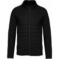 Black - Front - Proact Mens Dual Material Sports Padded Jacket