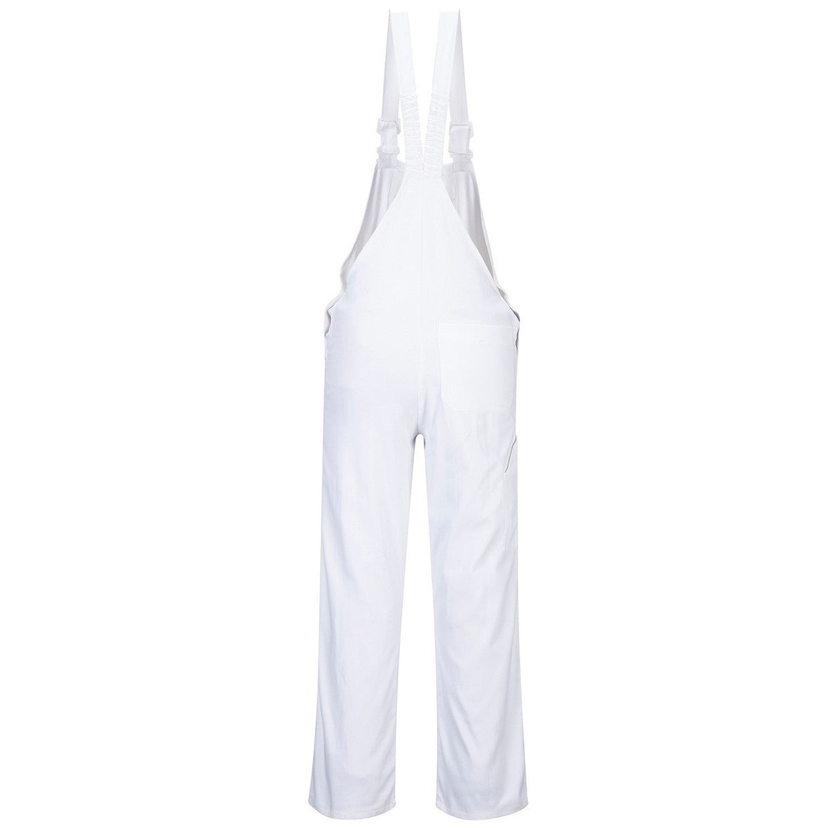 White - Back - Portwest Unisex Adult Bolton Painters Bib And Brace Overall