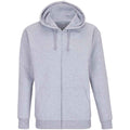 Grey Marl - Front - SOLS Unisex Adult Carter Marl Full Zip Hoodie