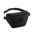 Black - Side - Bagbase Simplicity Waist Bag