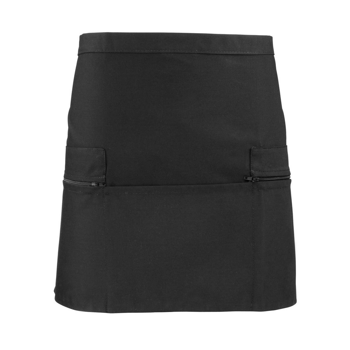Black - Front - Premier Unisex Adult Pocket Waist Apron