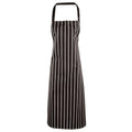 Black-White - Front - Premier Stripe Apron