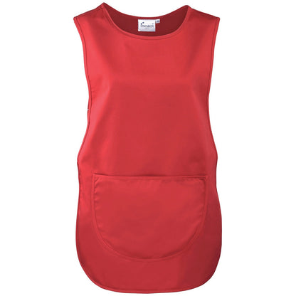 Red - Front - Premier Plain Pocket Tabard
