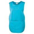 Turquoise - Front - Premier Plain Pocket Tabard