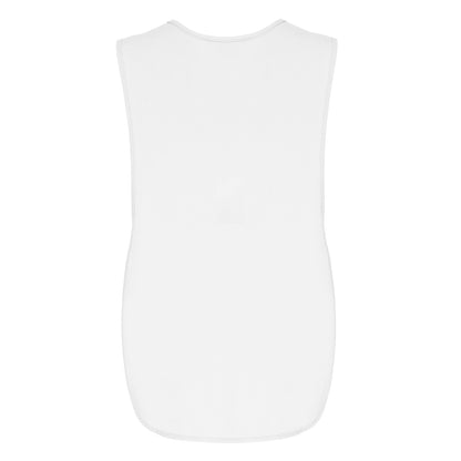 White - Back - Premier Plain Pocket Tabard