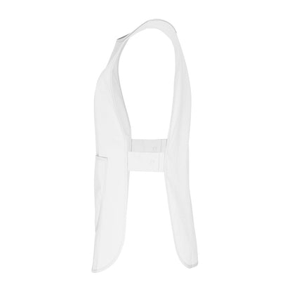 White - Side - Premier Plain Pocket Tabard