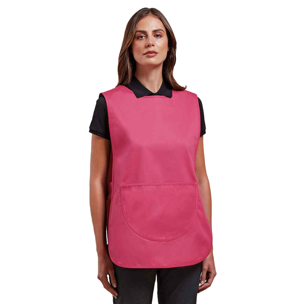Fuchsia - Back - Premier Plain Pocket Tabard