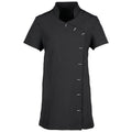 Black - Front - Premier Womens-Ladies Orchid Short-Sleeved Tunic