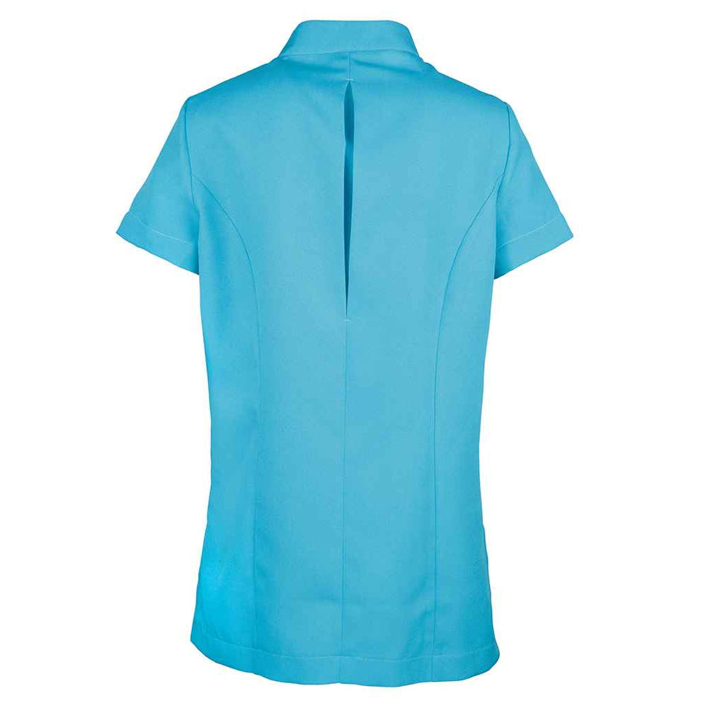 Turquoise - Back - Premier Womens-Ladies Orchid Short-Sleeved Tunic