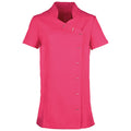 Hot Pink - Front - Premier Womens-Ladies Orchid Short-Sleeved Tunic