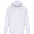 White - Front - SOLS Unisex Adult Carter Full Zip Hoodie