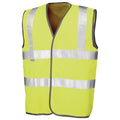 Yellow - Front - SAFE-GUARD by Result Unisex Adult Hi-Vis Vest