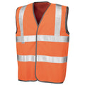 Orange - Front - SAFE-GUARD by Result Unisex Adult Hi-Vis Vest