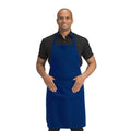 Royal Blue - Front - Dennys Pocket Bibbed Full Apron