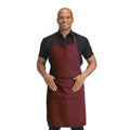 Claret - Front - Dennys Pocket Bibbed Full Apron