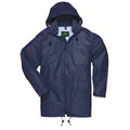 Navy - Front - Portwest Unisex Adult Classic Raincoat
