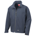 Navy - Front - Result Mens Soft Shell Jacket