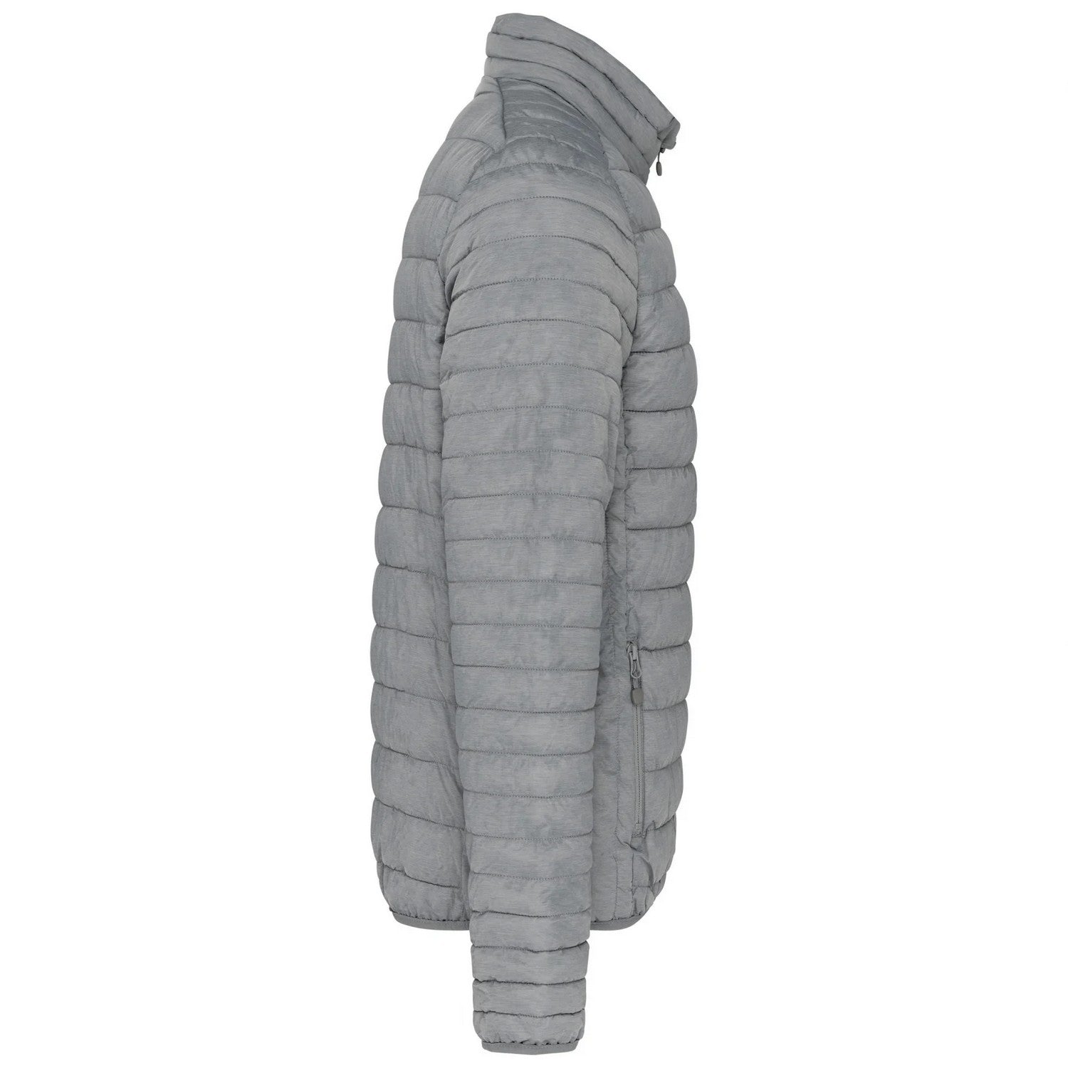 Silver Marl - Side - Kariban Mens Lightweight Padded Jacket