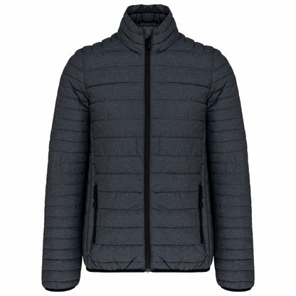 Dark Grey Marl - Front - Kariban Mens Lightweight Padded Jacket
