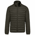 Dark Khaki - Front - Kariban Mens Lightweight Padded Jacket