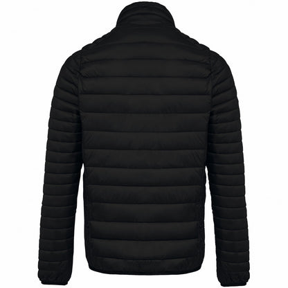 Black - Back - Kariban Mens Lightweight Padded Jacket
