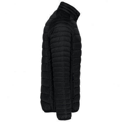 Black - Side - Kariban Mens Lightweight Padded Jacket