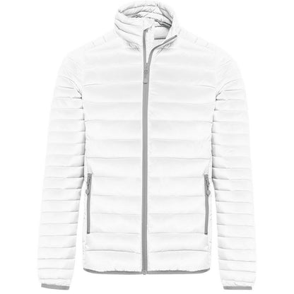 White - Front - Kariban Mens Lightweight Padded Jacket