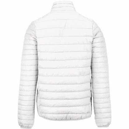 White - Back - Kariban Mens Lightweight Padded Jacket