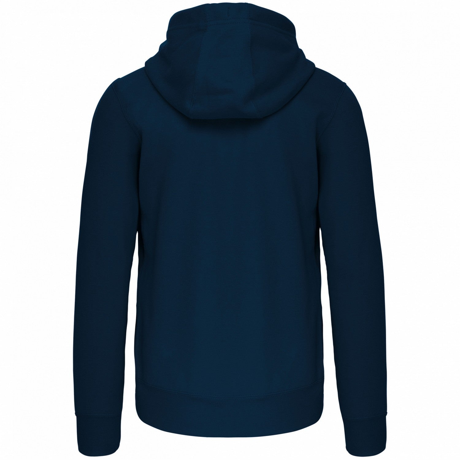 Navy - Back - Kariban Unisex Adult Full Zip Hoodie