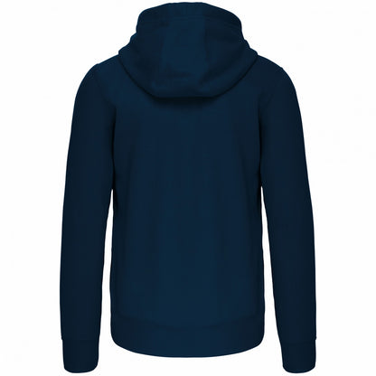 Navy - Back - Kariban Unisex Adult Full Zip Hoodie