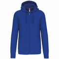 Light Royal Blue - Front - Kariban Unisex Adult Full Zip Hoodie