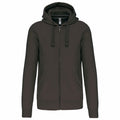 Dark Grey - Front - Kariban Unisex Adult Full Zip Hoodie